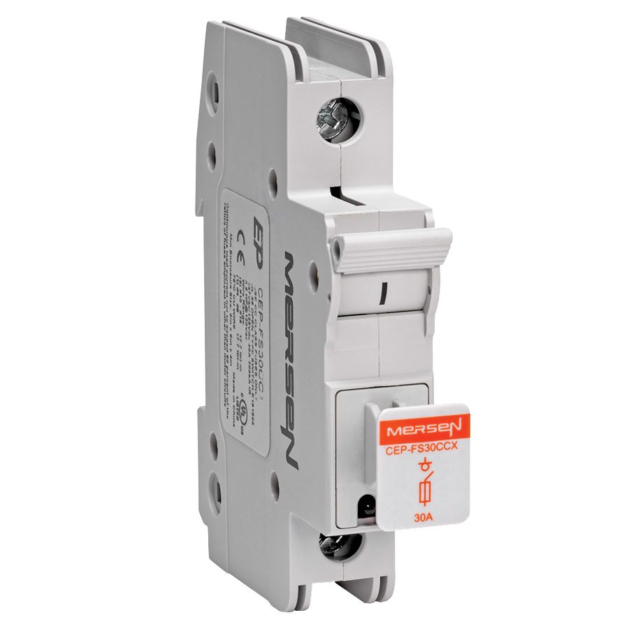 CEP-FS30CC1 - Compact fused Switch, rated for 30A class CC fuses single pole configuration